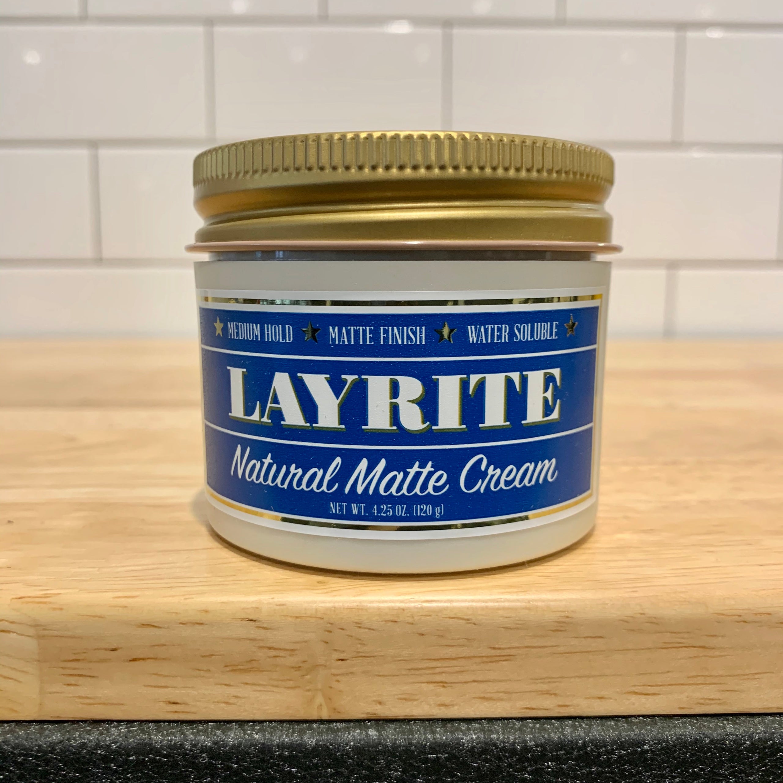 Layrite Natural Matte Cream - 4.25oz | Birmingham Classic Cuts